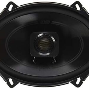 Polk Audio DB572 DB+ Series 5"x7" Coaxial Speakers with Marine Certification, Black