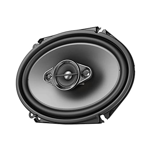 PIONEER TS-A682F A Series 6" x 8" 4-Way, 350 W Max Power, Carbon/Mica-Reinforced IMPP Cone, 11mm Tweeter and 11mm Super Tweeter and 1-5/8" Cone Midrange - Coaxial Speakers (Pair)