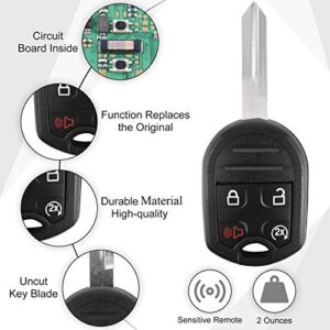 Car Key Fob Fit for Ford 2011-2014 F150 Pick-up, 2011-2016 F250/ F350/ F-450/ F-550/ F-650/ F-750, 2015 Flex Push to Start Ignition Key Smart Self-Programming Entry Remote OEM (CWTWB1U793)