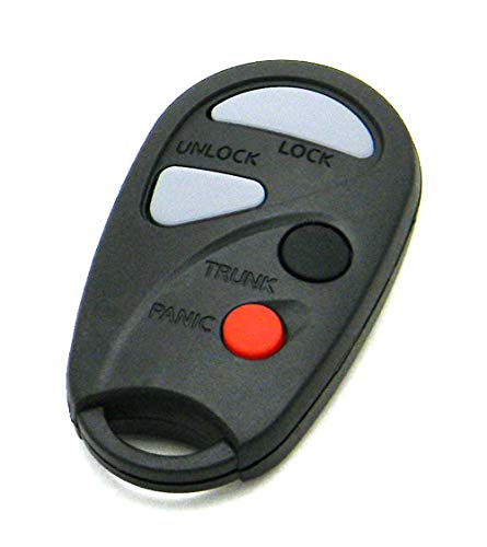 Replacement Case Compatible With 2000-2004 Nissan Sentra 4-Button Key Fob Remote (FCC ID: NHVBU427, P/N: 28268-4Z400, 282684Z)