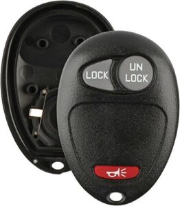 discount keyless replacement shell case and button pad compatible with l2c0007t, 10335582-88