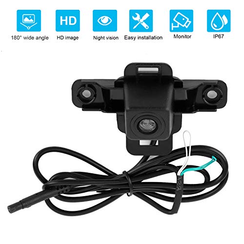 Car Front Grill Camera,CCD Front Grill Camera 180?? Wide Angle IP67 Waterproof Night Vision