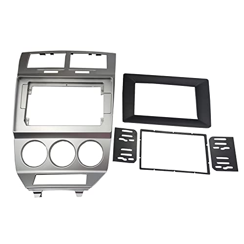 DKMUS Radio Stereo Dash Installation Mount Trim Kit Compatible with Dodge Caliber 2007-2010 for 10.1" and Double Din