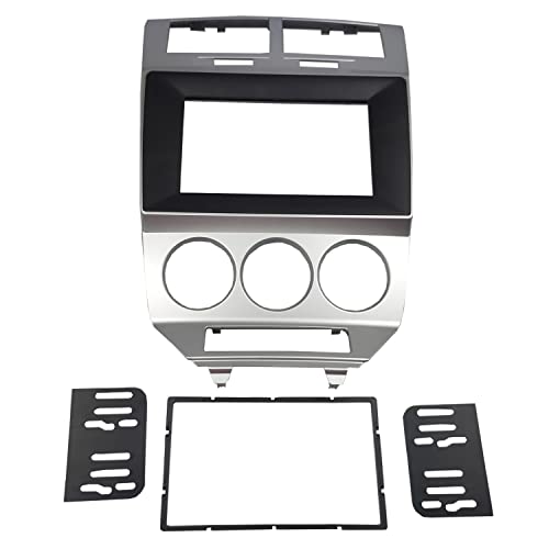 DKMUS Radio Stereo Dash Installation Mount Trim Kit Compatible with Dodge Caliber 2007-2010 for 10.1" and Double Din