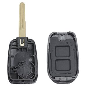 Keyecu Remote Key Shell Case Fob for Renault Duster Trafic Clio 4 Master 3 Logan Dokker