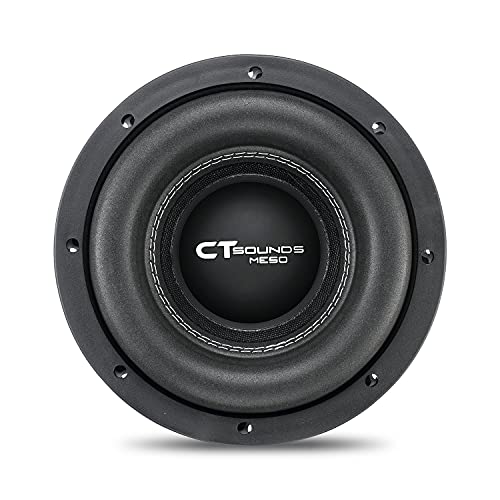 CT Sounds MESO-8-D2 1600 Watts Max 8 Inch Car Subwoofer Dual 2 Ohm