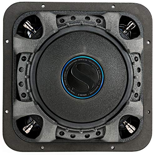 KICKER 44L7S102 Car Audio Solo-Baric 10" Subwoofer Square L7 Dual 2 Ohm Sub (Renewed)