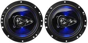 boss audio systems be654 6.5 inch car speakers – 300 watts of power per pair, 150 watts each, full range, 4 way, sold in pairs