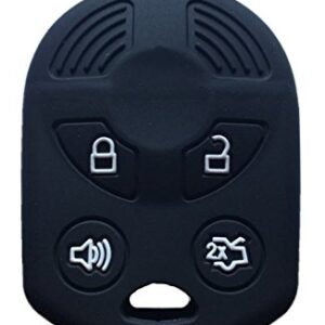 Rpkey Silicone Keyless Entry Remote Control Key Fob Cover Case protector Replacement Fit For Ford Lincoln Mercury OUCD6000022 164-R8046 164-R7040 CWTWB1U722