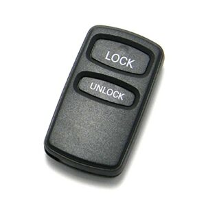 Replacement Case Compatible With Mitsubishi 2-Button Key Fob Remote (FCC ID: OUCG8D-525M-A, P/N: MR587983)