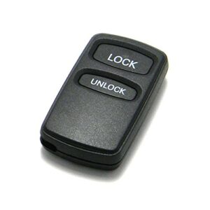 Replacement Case Compatible With Mitsubishi 2-Button Key Fob Remote (FCC ID: OUCG8D-525M-A, P/N: MR587983)