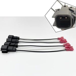 4 Pack 72-5600 Speaker Harness Replacement for Ford Speaker Wire Harness Adapter Replacement for Ford F150 F250 Escape Mustang Lincoln Mercury Mazda Speaker Wiring Harness Adapter