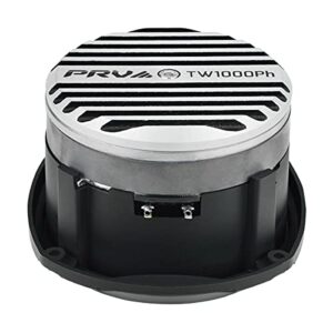 PRV AUDIO Bullet Tweeter TW1000Ph 200 Watts Program Power, Phenolic Diaphragm, 8 Ohm Super Tweeter, 100 Watts RMS, 1.83 in VC, 106dB Pro Audio High Frequency Driver (Single)