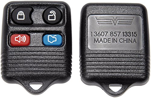 Dorman 13607 Keyless Entry Transmitter Cover Compatible with Select Ford / Lincoln / Mercury Models, Black