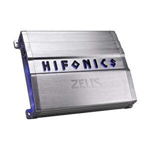 Hifonics ZG-600.4 600W Zeus Gamma Series 4-Channel Car Audio Subwoofer Amplifier with Gravity Magnet Phone Holder