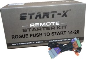 start-x remote start kit for rogue 2014-2020 || push to start vehicles only || plug n play || zero wire splicing || not compatible with rogue select