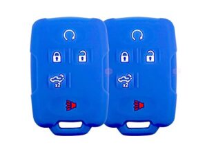 2x new key fob remote silicone cover fit for select gm vehicles – m3n-32337100.
