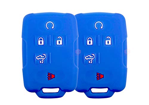 2x New Key Fob Remote Silicone Cover Fit For Select GM Vehicles - M3N-32337100.