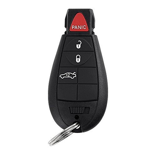 BESTHA 2 New Replacement 4 Button Keyless Entry Remote Key Fob Transmitter for M3N5WY783X Chrysler 300/Dodge Charger Challenger Magnum with Ignition Key IYZ-C01C