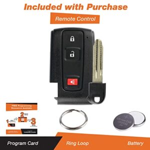 For 04-09 Toyota Prius Keyless Entry Remote Smart Key W/Insert MOZB31EG