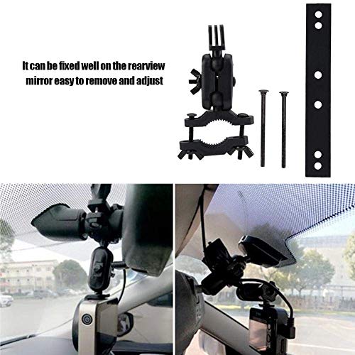 Zopsc 360 Degree Angle Car Suction Cup for Driving Camera Holder Vehicle Video on Recorder Windshield Dash Board Mount View Compatible for Xiaomi 70mai DVR