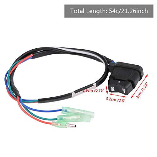 for Quicksilver 3000 Trim Switch - Car Tilt Trim Switch 87-18286A43 Power Tilt Trim Switch Assembly for Mercury Outboard Remote Control Box