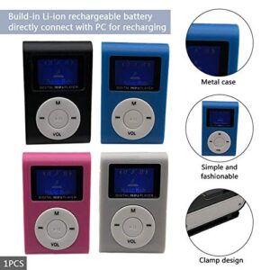 Small Size Portable MP3 Player Mini LCD Screen MP3 Player Music Player Support 32GB TF Card Best Gift