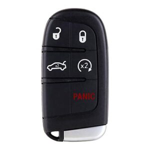 selead flip key fob 5 buttons keyless entry remote fit for 2011-2016 for chrysler 300 for dodge for charger for jeep for grand for cherokee antitheft keyless entry systems m3n32337100 1pc us stock