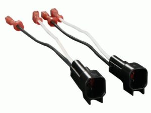 carxtc speaker connection plugs for replacing factory front inch speakers. fits ford mustang 2015-2020