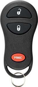 keylessoption keyless entry remote control car key fob replacement for gq43vt17t, 04686481