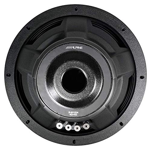 Alpine S-W12D2 S-Series 12" Dual 2-Ohm Subwoofer