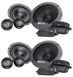 (2) pairs mb quart fsb216 6.5″ 280 watt car audio component speakers