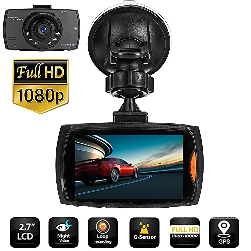 Dash Cam for Cars 1080P,3 inch Dashboard Camera with Night Vision,90°Wide Angle, Parking Monitor,Loop Recording,Motion Detection,G-Sensor