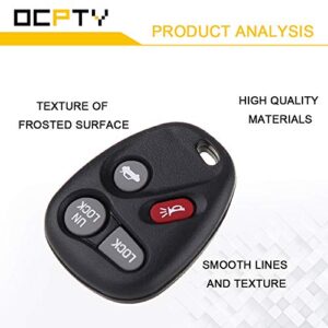 OCPTY 2 X Flip Key Entry Remote Control Key Fob for Chevy for Blazer/for S10/for GMC Sierra 2500/Sonoma/Yukon 1998-2001 for Oldsmobile Bravada 16245100 4 Buttons