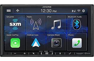 alpine ilx-407 digital 7″ shallow-chassis multimedia receiver with powerstack and apple carplay