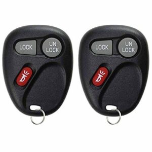 keylessoption 2 replacement 3 button keyless entry remote control key fob for 15042968