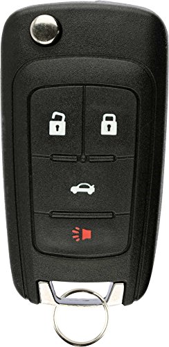 KeylessOption Keyless Entry Remote Control Car Uncut Flip Key Fob Replacement for OHT01060512