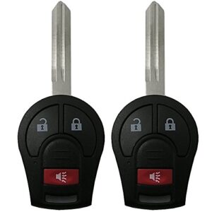 eccpp replacement fit for uncut 315mhz keyless entry remote key fob for infiniti/series cwtwb1u751a cwtwb1u816a (pack of 2)