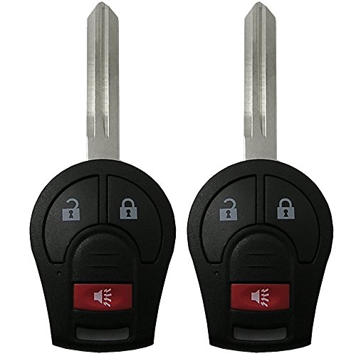 ECCPP Replacement fit for Uncut 315MHz Keyless Entry Remote Key Fob for Infiniti/Series CWTWB1U751A CWTWB1U816A (Pack of 2)