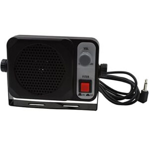 kenmax 3.5mm jack 10w external speaker universal cb speaker for mobile radio car radio ft-8100r ft-8800r ft-2600m ft-3000m ft-1802m ft-1807m