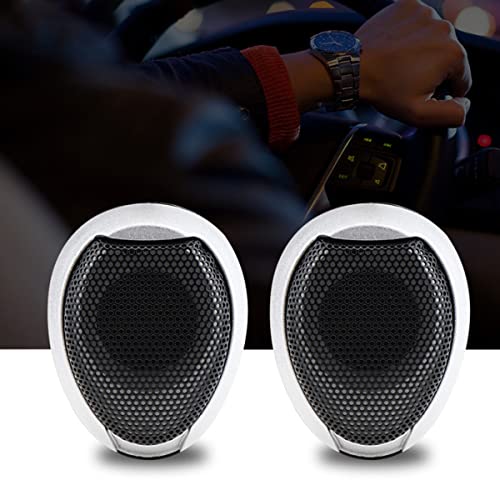 DriSentri Car Speakers, 2pcs Car Tweeters 1000W Universal High Efficiency Mini Dome Tweeter Speakers for Car Audio System