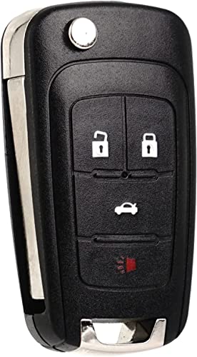 OHT01060512 ASPTS 5 Buttons Key Fob Replacement Flip Car Keyless Remote Fits for 2011-16 Chevy Cruze/Chevy Camaro 2013-2016/Chevy Equinox 2010-2019/Chevy Malibu 2012-2016/for Buick Lacrosse 2010-2016