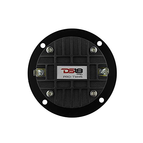 DS18 PRO-TWN5 High Compression Neodymium Super Bullet Tweeter 1.5" VC 400 Max, 200W RMS, 4 Ohms with Built in Crossover Tweeters are The Best in The Pro Audio and Voceteo Market (1 Speaker)
