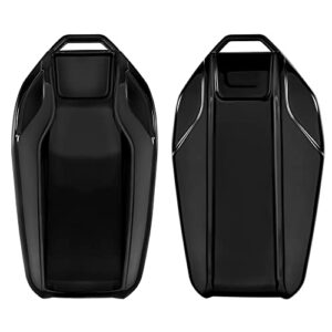 kwmobile key cover compatible with bmw – black high gloss