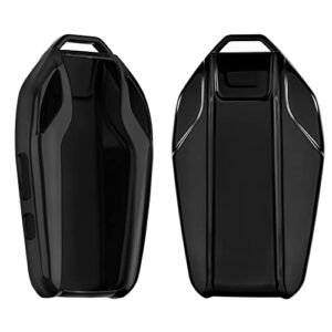 kwmobile Key Cover Compatible with BMW - Black High Gloss