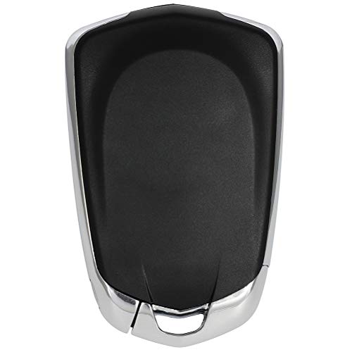 cciyu 1 X Flip Key Fob Uncut Blade (SHELL CASE) 3 Buttons Replacement for Cadillac 2014 2019 SRX 3 BUTTON FCCID: HYQ2AB by AUTO KEY MAX (SINGLE) with FCC: HYQ2AB HYQ2EB