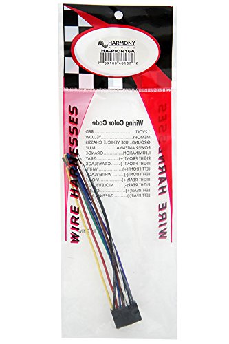 Compatible with Pioneer DEH-2700 Aftermarket Stereo Radio Receiver Replacement Wire Harness