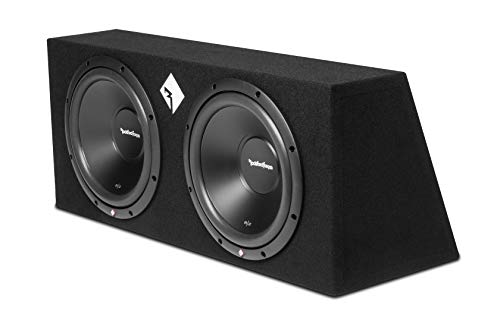 Rockford Fosgate Prime R2-2X12 Dual 12" Subwoofers in Sealed Loaded Enclosure 500-Watts RMS / 1000-Watts Peak