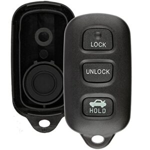 Discount Keyless Replacement Trunk Shell Case and Button Pad Compatible with GQ43VT14T