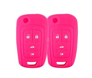 2x new key fob remote silicone cover fit – for select gm vehicles. oht01060512 etc.